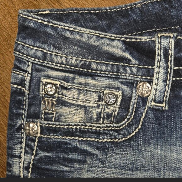 Pop Wing Boot Cut Miss Me Jeans - Picture 6 of 8